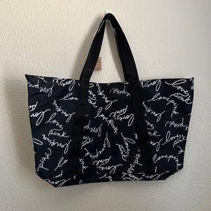 Black PINK Victoria’s Secret Tote Bag